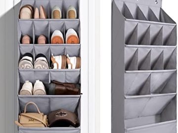 FENTEC 1 Pack Over-the-Door-Shoe-Organizers