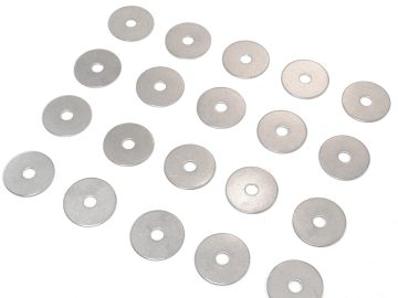 40 pack 1 4 x 1 1 4 od stainless steel fender washer choose size metal flat washers for bolts 18 8 304 stainless steel